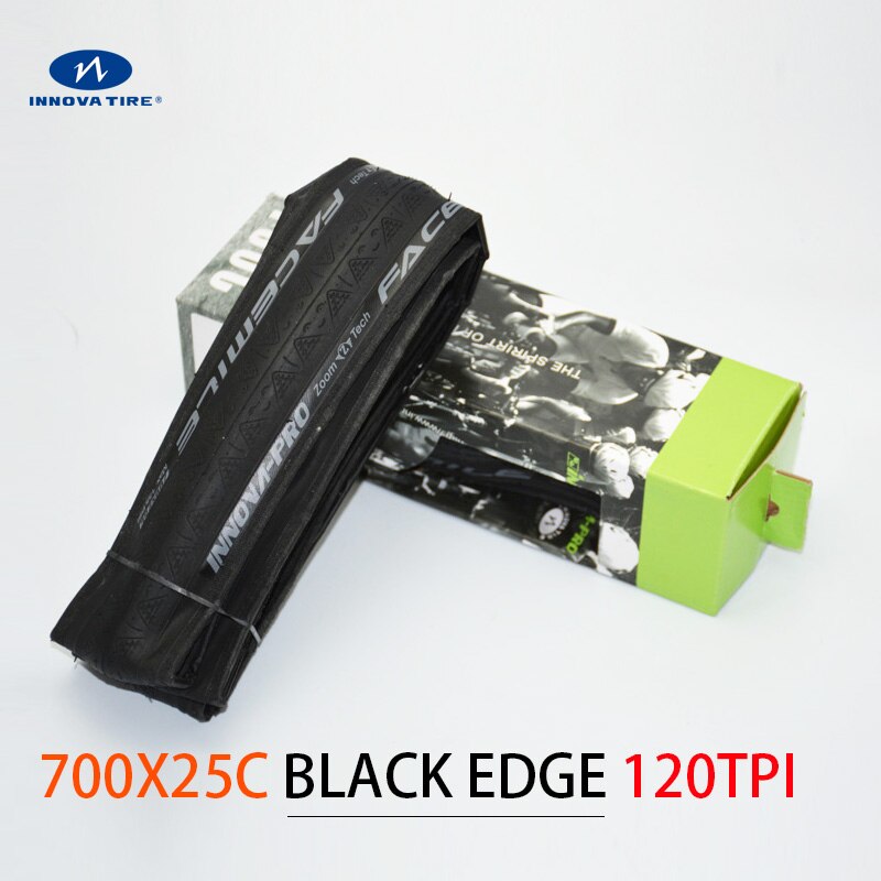 Ultralight facemile 700*25C Road Bike Tires 60Tpi 120 Tpi Tire 700*25C Bicycle Tyre 700C Cycling Tyres INNOVA: 700X27-black 120TPI