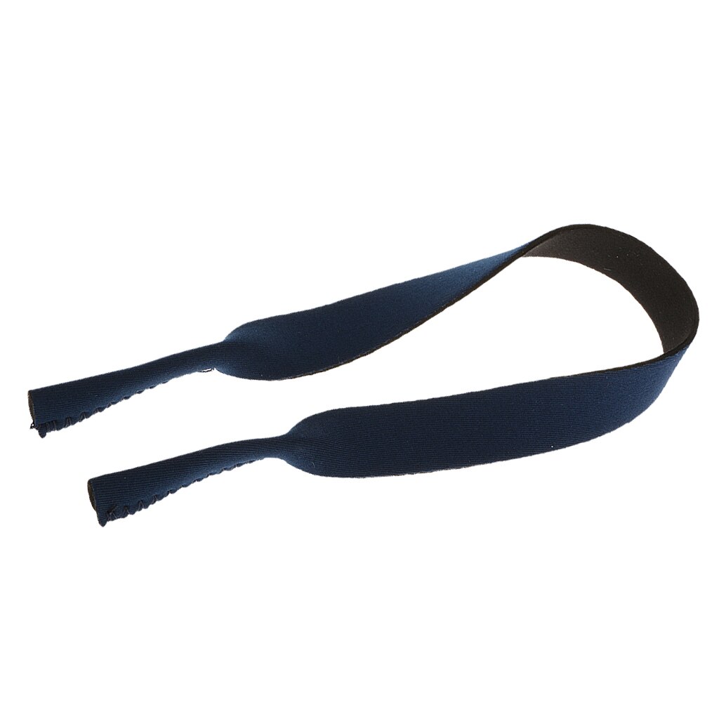 Correa de neopreno para gafas, correa para gafas de sol, retenedor de cadena, correa para gafas, soporte de cordón para corredores nadadores: Navy