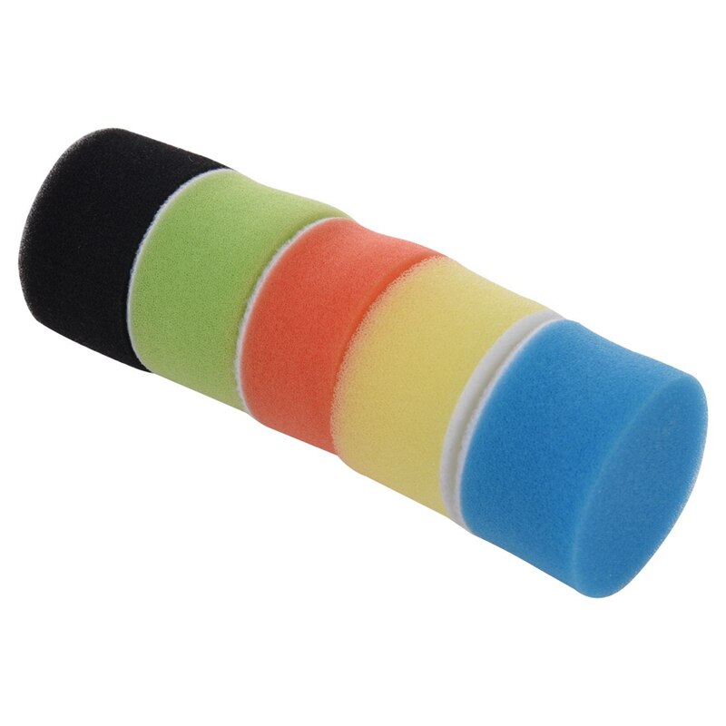 16 st 2 tum  /50mm diameter polerskiva polersats med 10 st 3 tums polerdyna + handbuffert set