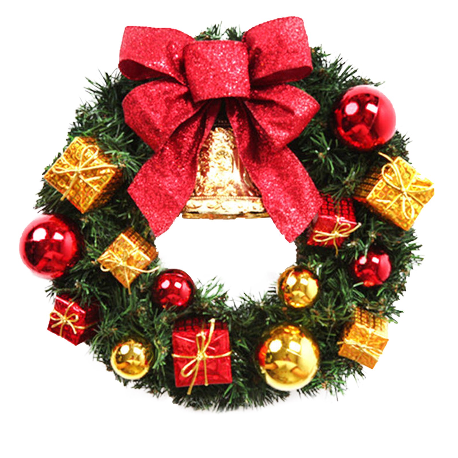 Kerstkrans Raam Deur Muur Decoratie Locatie Lay-Out Rekwisieten Krans Decoratie Deur Opknoping Kerstkransen Voor Voordeur