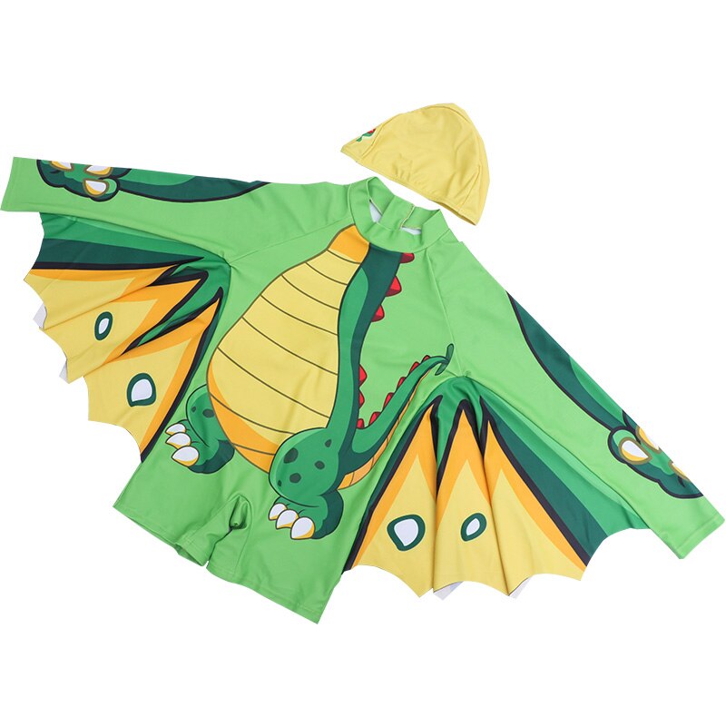 Jungen Bademode Kleinkinder Badeanzug Fledermaus Ärmel UV Sonne Schützen mit Hütte freundlicher Ein Stück Baby freundlicher Badeanzüge Kleidung Bademode