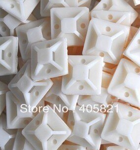 40mm*40mm Self-adhesive tie mounts/locating piece 250PCS/Bag