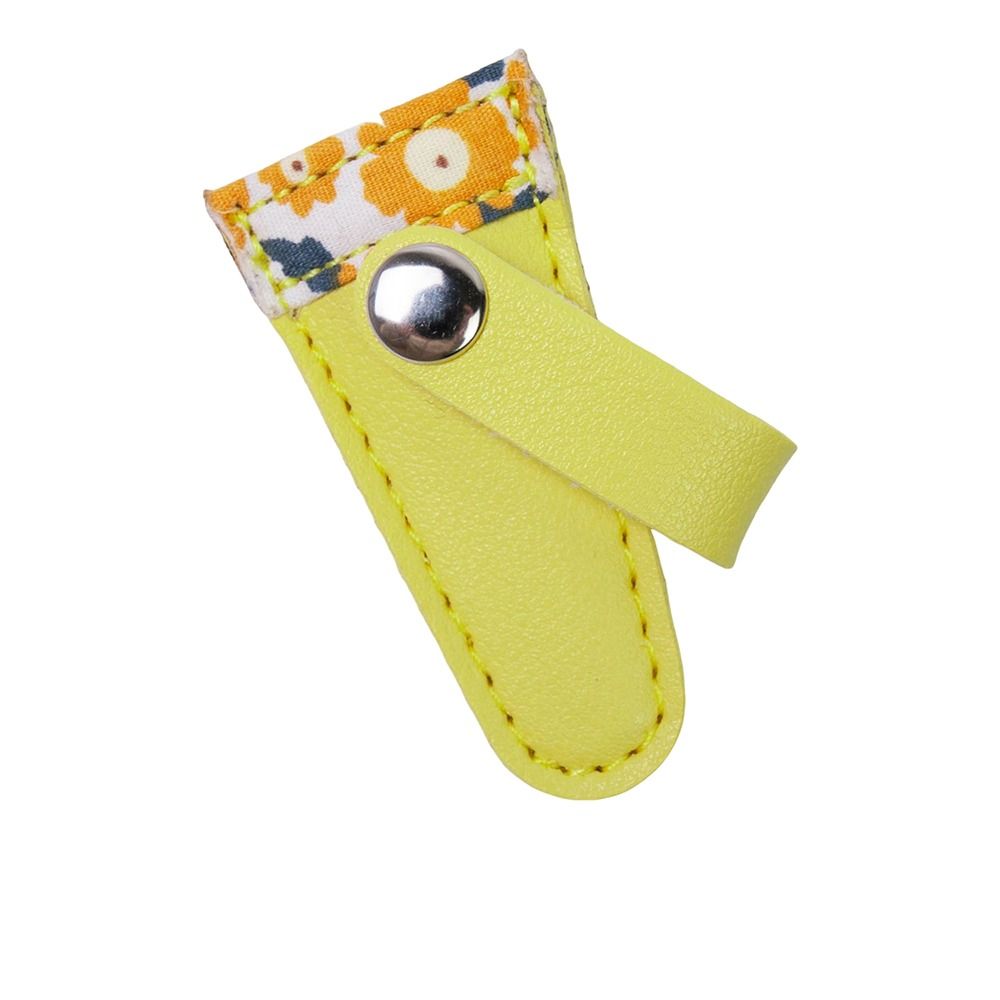 Embroidery Scissors Sheath PU Leather Scissors Protective Cases Dead Skin Tweezers Cap Scissors Cover Household Sewing Tools: Light Grey
