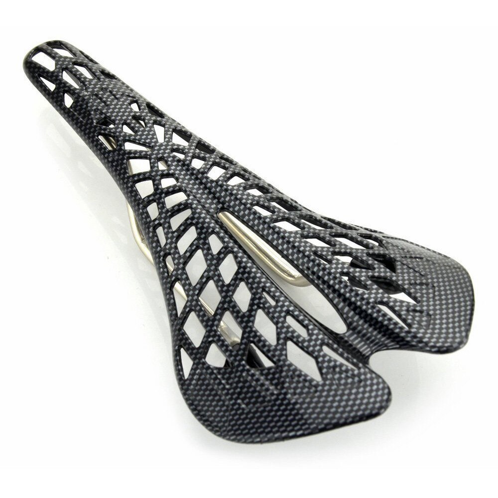 Carbon Fiber Bicycle Saddle Mountain Bike Bicycle Hollow Seat Cushion Hollow Breathable mtb saddle Riding Accessories IN STOCK
