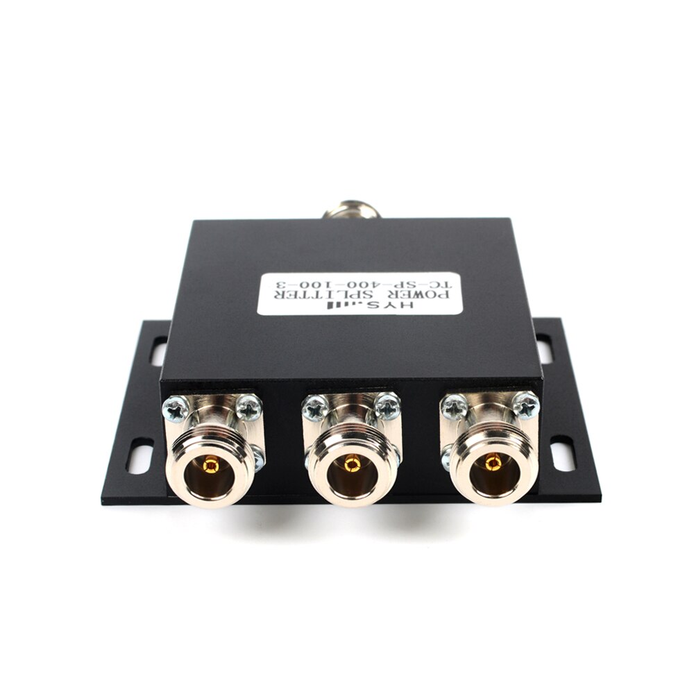 3 Way UHF 400-500MHz Antenna Power Splitter 50W Two Way Radio Repeater Power Divider with N Female connectors