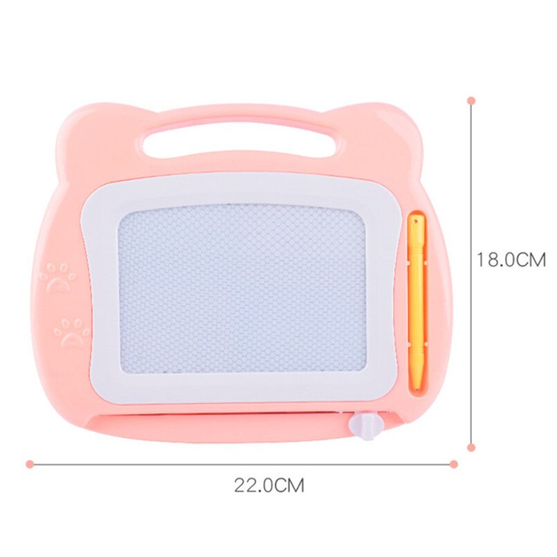 22*18cm Mini Magnetic Drawing Board with Pen Sketch Pad Doodle Writing Tablet Children Baby Painting Toys Learning Whiteboard