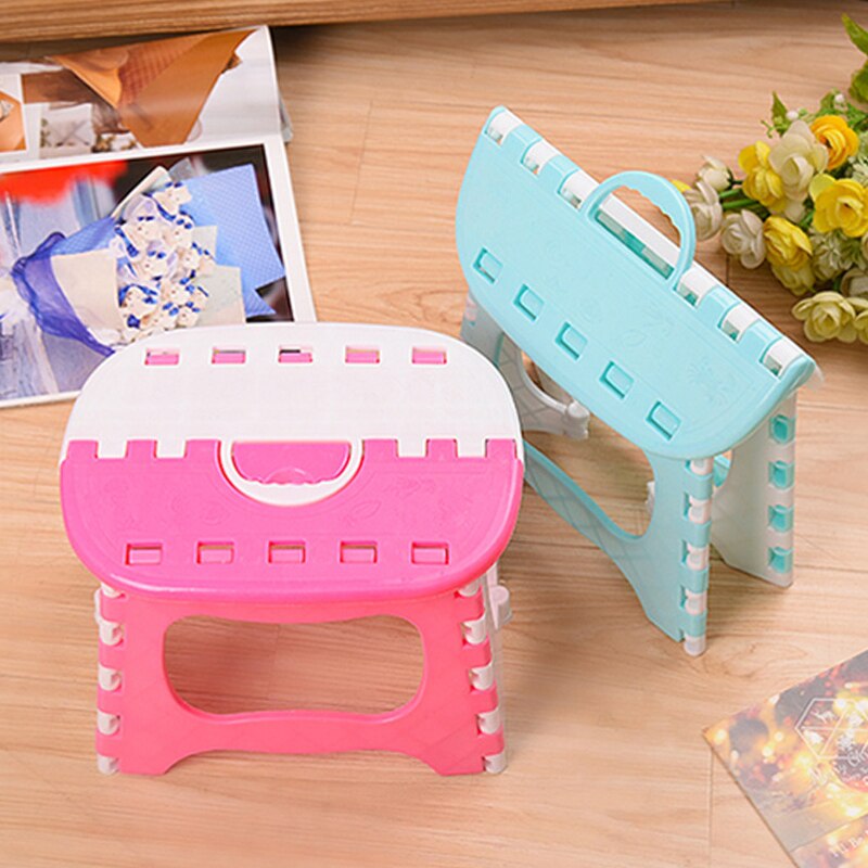 Mini sillas plegables para niños silla plegable portátil al aire libre niño Camping Picnic taburete de plástico plegable Mini silla de asiento