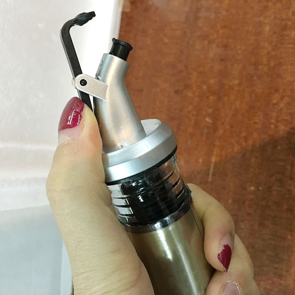 Oljesprøyte brennevin dispenser vin skjenkere flip top øl flaskekork propp kran kran bartender bar verktøy tilbehør olje spraye