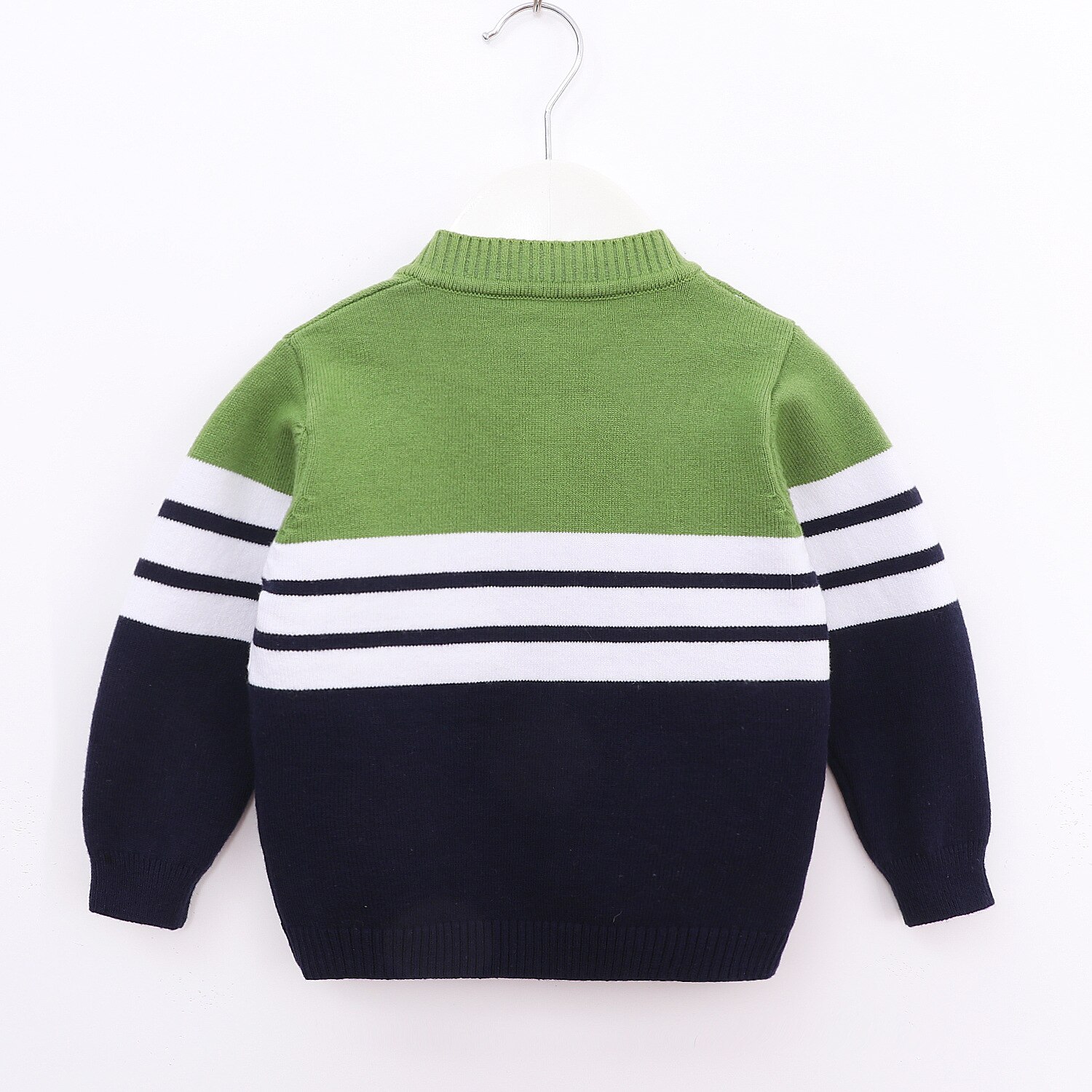 Crianças manga longa casaco de lã primavera outono meninos e meninas casual camisola quente malha cardigan