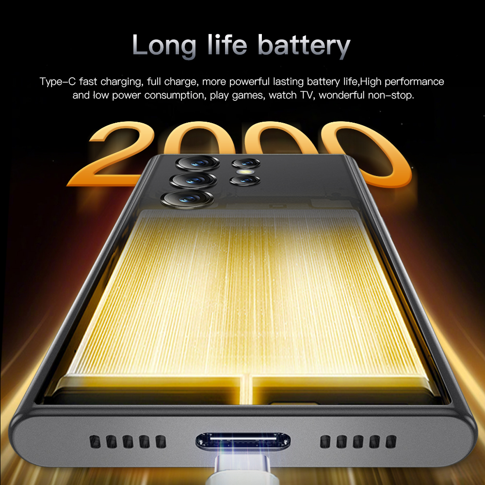 SERVO S24 mini Smartphone androide Rete 4G 2 SIM pausa giocare a negozio viso Sblocco Schermo a colori da 3,0 "mini carta accorto mobile