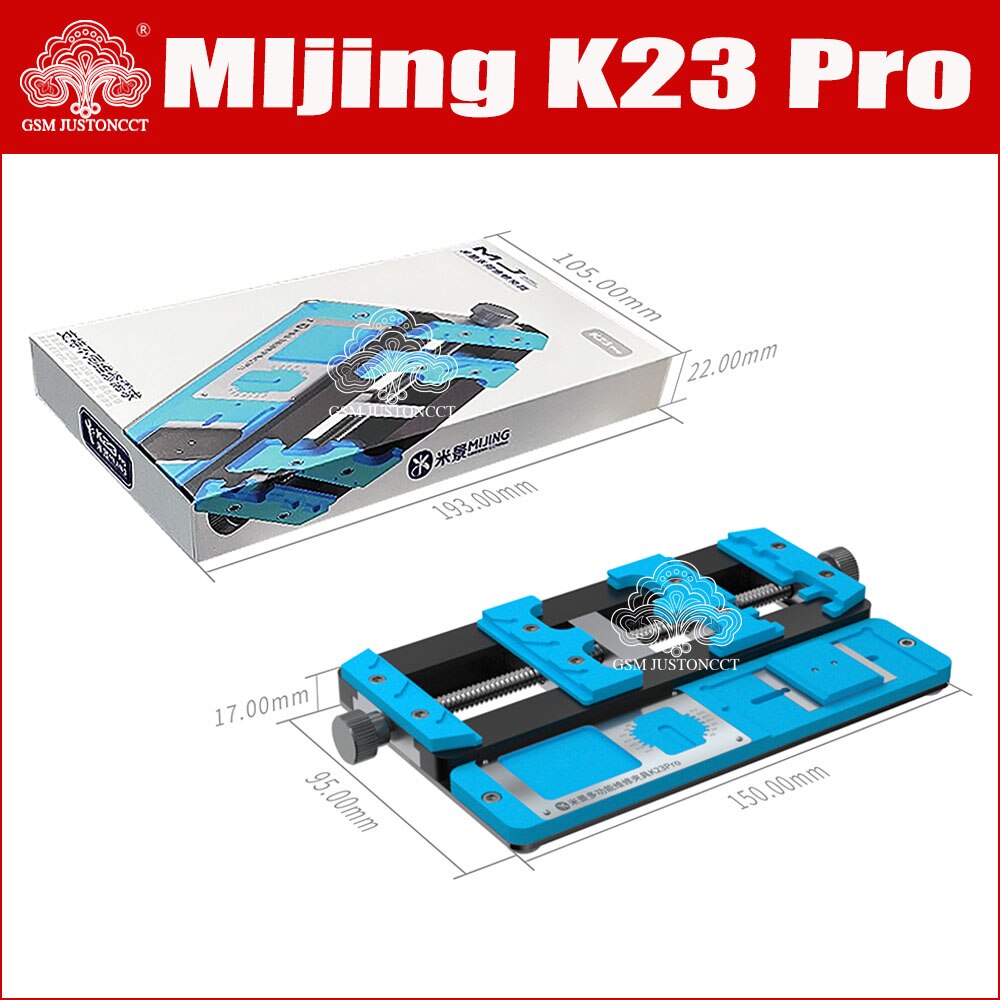 Mijing K23 Pro Universele Pcb Houder Dubbel-As Moederbord Jig Armatuur Voor Telefoon Bga Ic Chip Solderen Reparatie Verwijderen lijm: Default Title