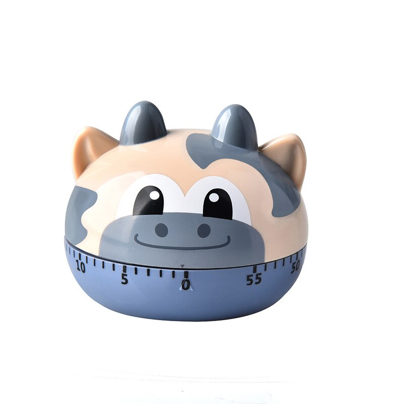 Mechanische Kookwekker Leuke Countdown Timer Mini Multifunctionele Wekker Voor Koken Ei Keuken Gadget: cow