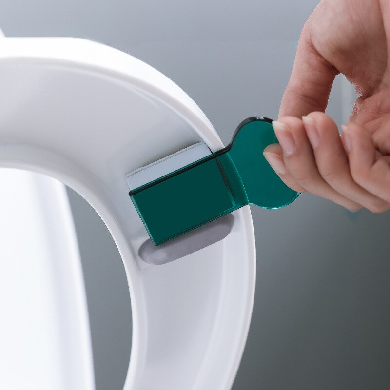 Sollevatore sedile WC portatile di colore nordico dispositivo di sollevamento WC autoadesivo evitare di toccare la maniglia del coperchio del water accessori per WC