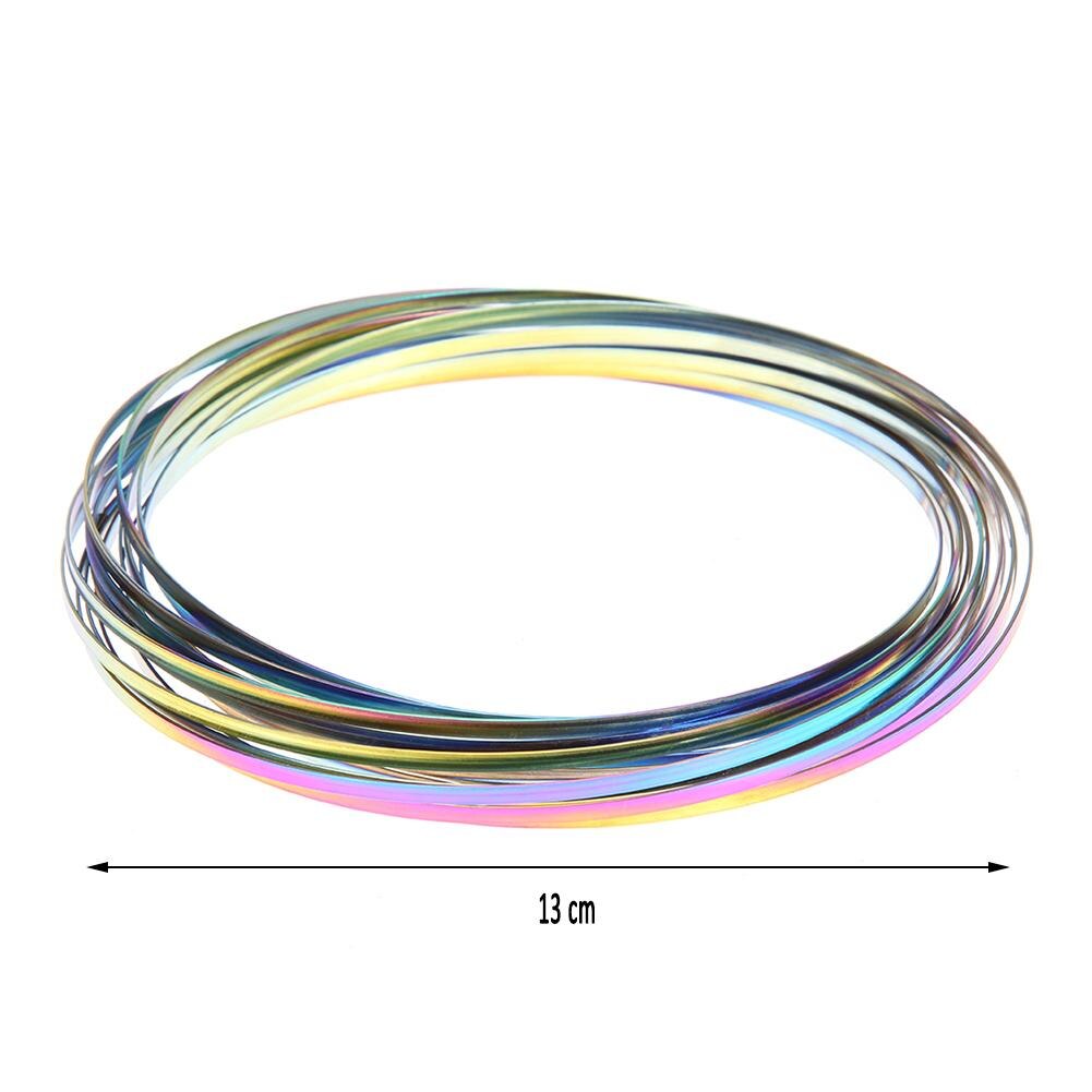 magie Ring Toroflux Torofluxus Flowtoy Erstaunliche Fluss Ringe Kinetische Frühling Spielzeug Edelstahl Fluss Farbe Fidget Spinner Spielzeug