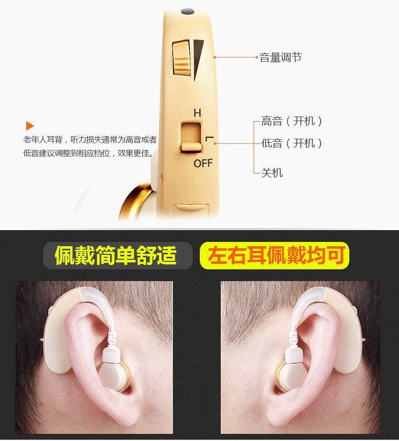 Mini Wireless Hearing Aids For The Elderly Telephone Headsets Use In Headset Impairment And Hear Loss Headphones Amplifier Tool