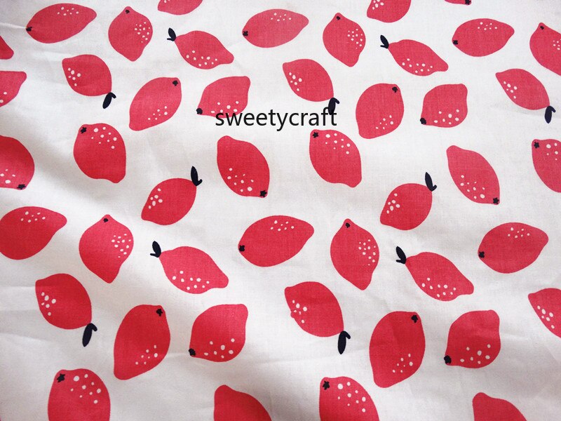 160 x 50cm citroen bedrukte 100%  katoenen stoffen babymeisjes katoenen keperstof voor doe-het-zelf naaien patchwork doek lakenstof