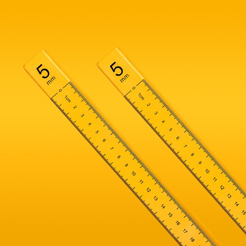 2Pcs Acrylic Balance Ruler with Scale Biscuit Cake Roll Tool Fontaine Frosting Biscuit Thickness Ruler Baking Tools: 2p 5mm