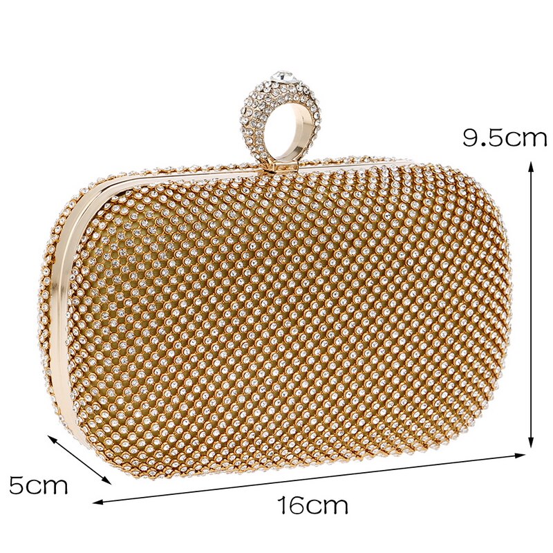 Clutch Bags Diamond-Studded Evening Bag With Chain Shoulder Bag Women's Handbags Wallets Evening Bag For Wedding