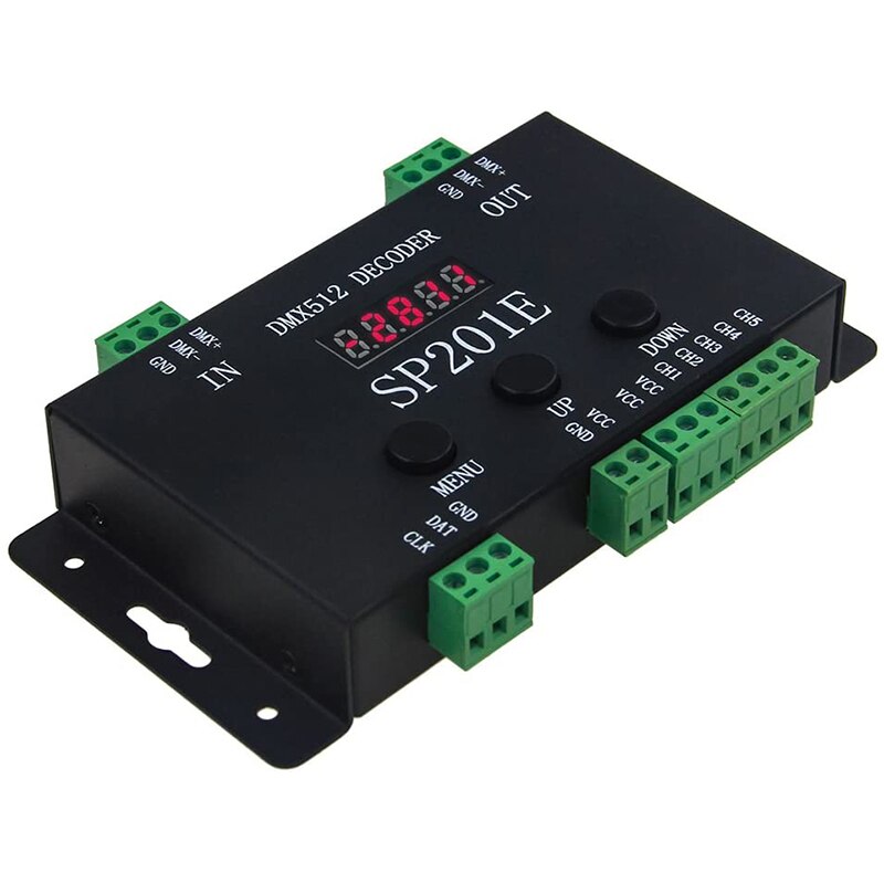 Decodificador de controlador DMX512 WS2812B WS2811 DMX a SPI, compatible con múltiples circuitos integrados: Default Title