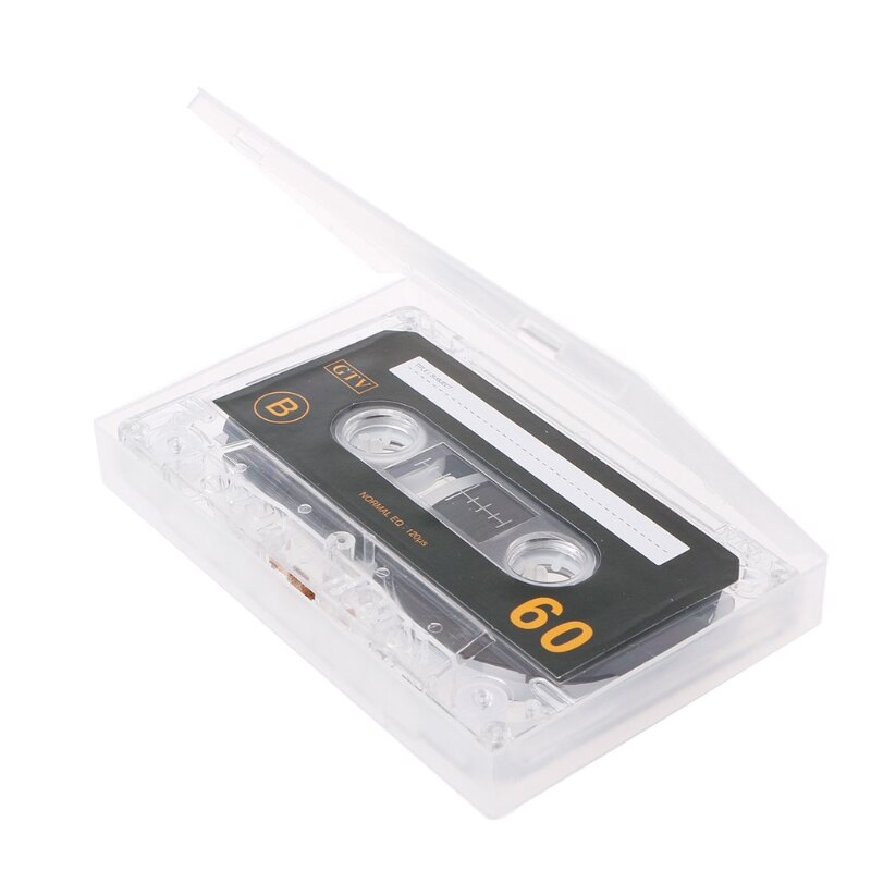 Standard kassett blank tape tom 60 minutters opptak for talemusikkspiller  h55f
