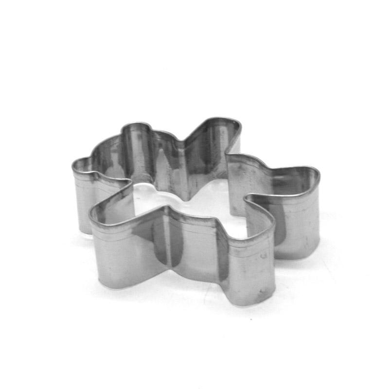 6 stuks /20 stuks koekjesvormpjes roestvrij staal beer dier cartoon vorm koekje fondant gebak decoratie bakgereedschap