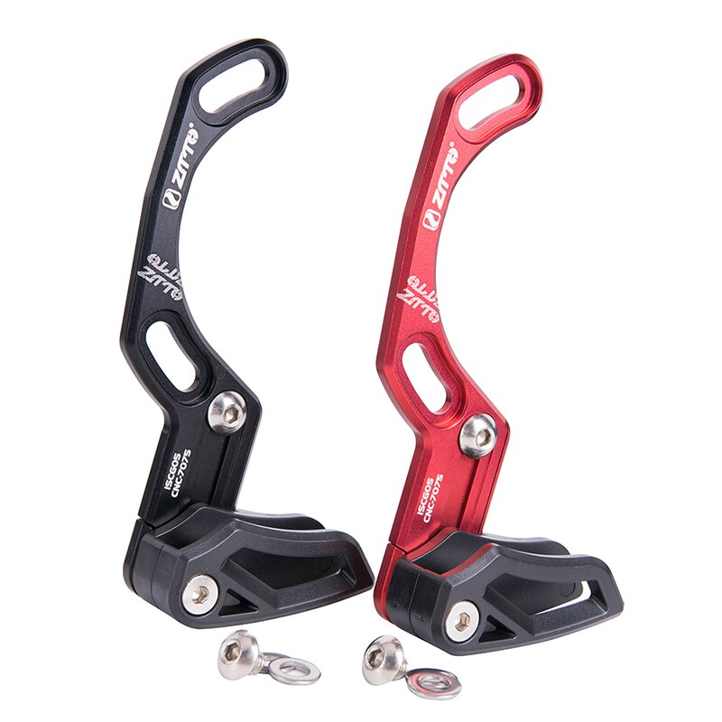 Guía para cadena de bicicleta CNC, sistema ISCG 03 ISCG 05 BB, montaje rojo/negro