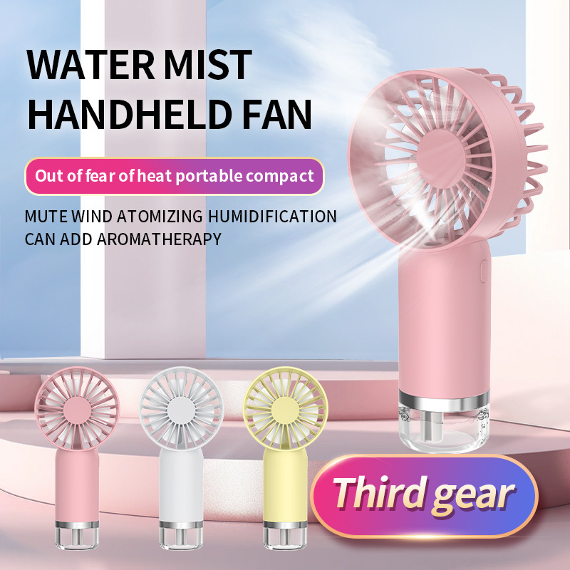 Hands prüh ventilator, Mini-Klimaanlage USB wiederauf ladbare tragbare Luftbe feuchter Nebel kühler Kühl spray Luftbe feuchter Lüfter für Büro