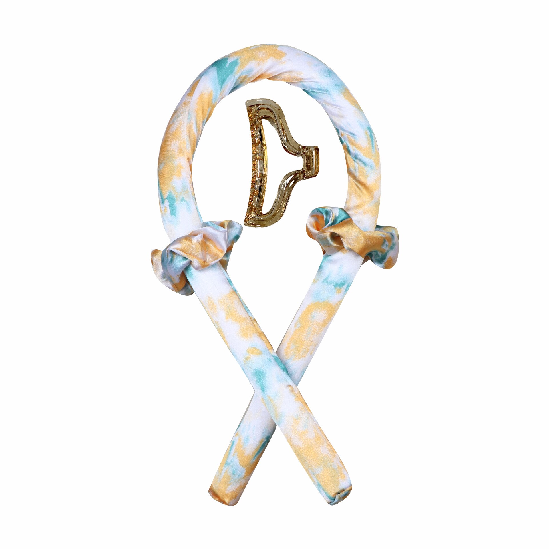 3/4pcs Heatless Lazy Curling Rod Headband Curler Set Soft Silk Ribbon Headband Wave Former Hair Curler Hair Styling Tools: 21