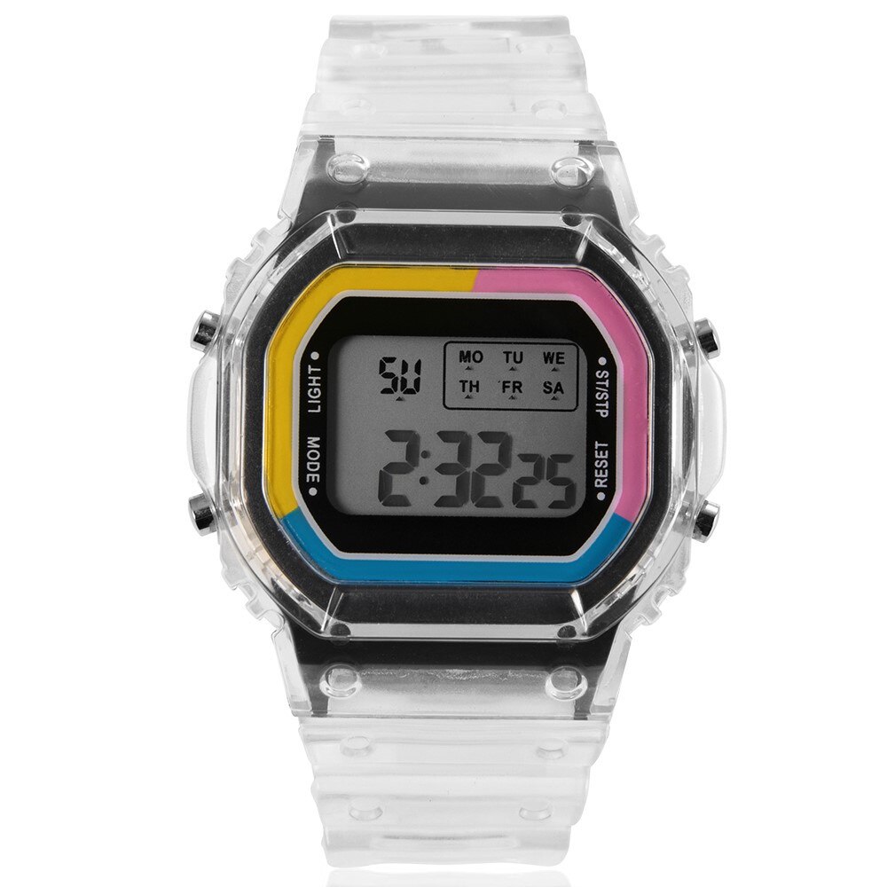 Vrouwen Horloges 2022 Vrouwen Led Digitale Horloges Voor Mannen Vrouwen Siliconen Band Sport Horloge Elektronische Klok Relogio Feminino: Black2