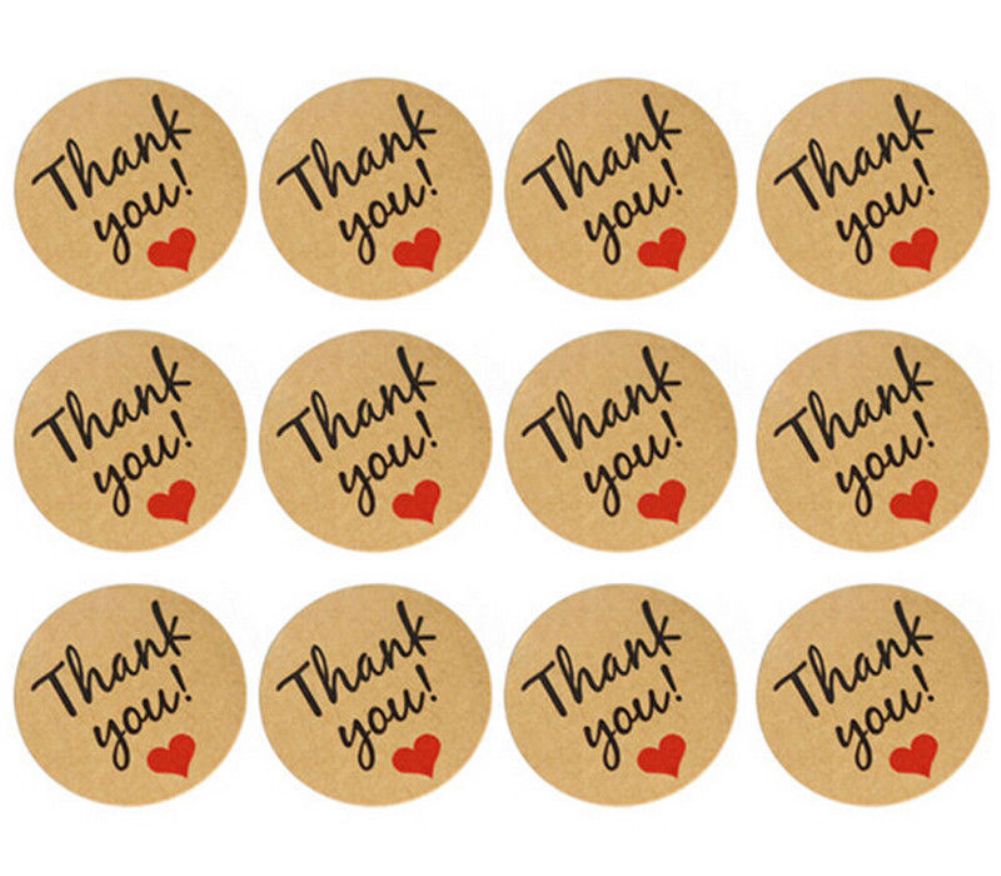 Bedankstickers brief bedrukt zakelijke verpakking zakken bruiloft feest envelop stickers decoratie 500 stuks/rol: D 10 vellen 120 stuks