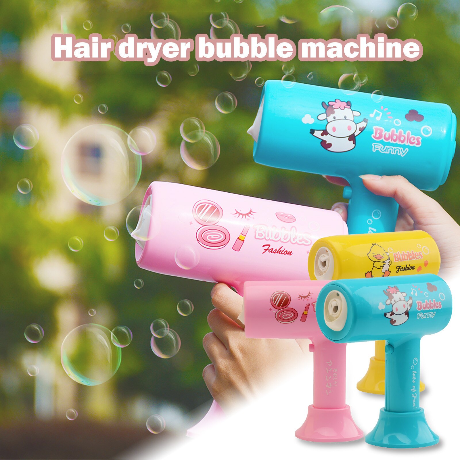 Elektrische Föhn Bubble Machine Ouder-kind Interactief Speelgoed Indoor Outdoor Bubble Maker Speelgoed Zabawki Dla Dzieci Speelgoed Voor kid