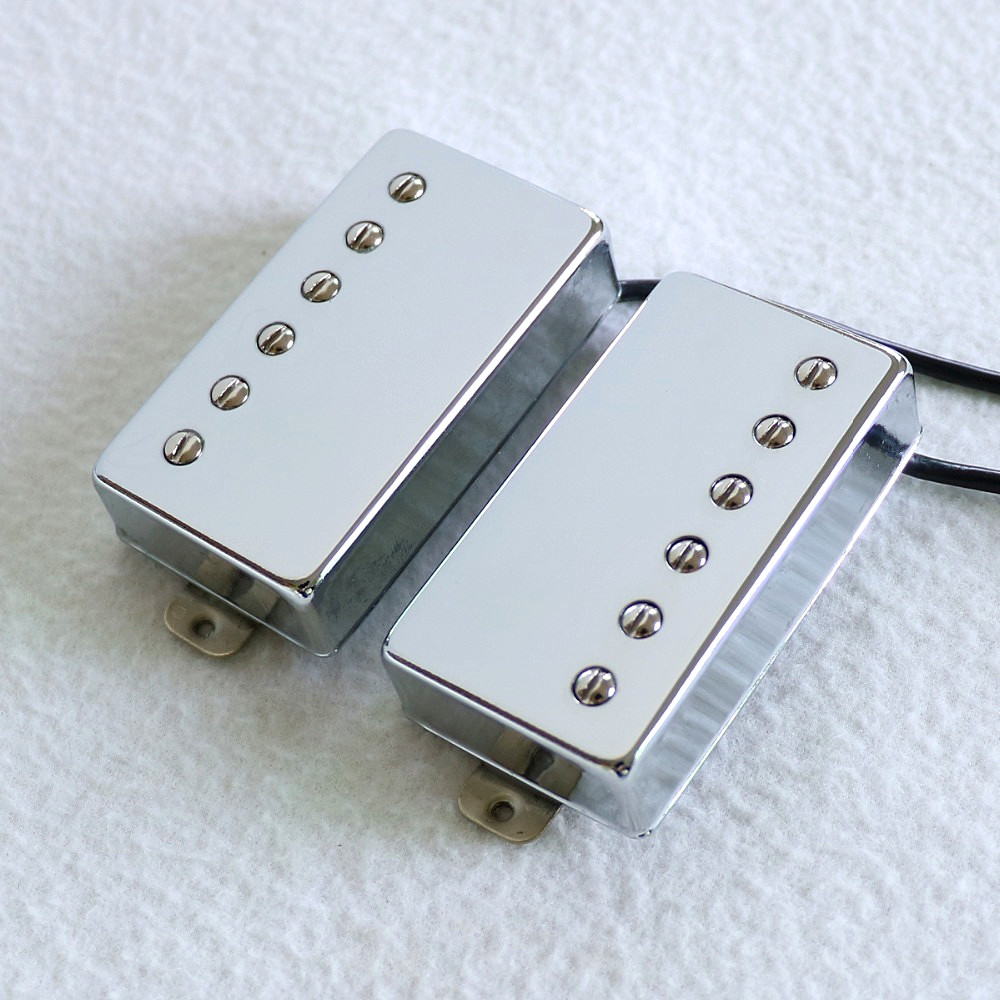 PAF style chrome Alnico 2 lp guitar pickup with Nickel silver baseplate electric guitar pickups guitarra гитара