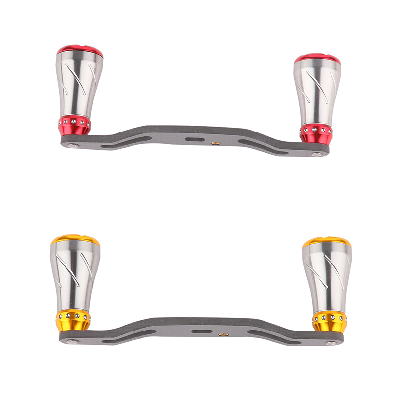 Perilla de mango de carrete de pesca, aleación de aluminio, incluye rodamiento para carrete de pesca de D/S, accesorio basculante DIY, perilla eléctrica, 1 ud.