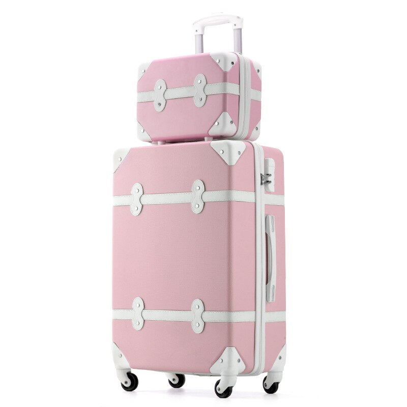 trend luggage student retro trolley case universal wheel suitcase network explosion luggage travel luggage