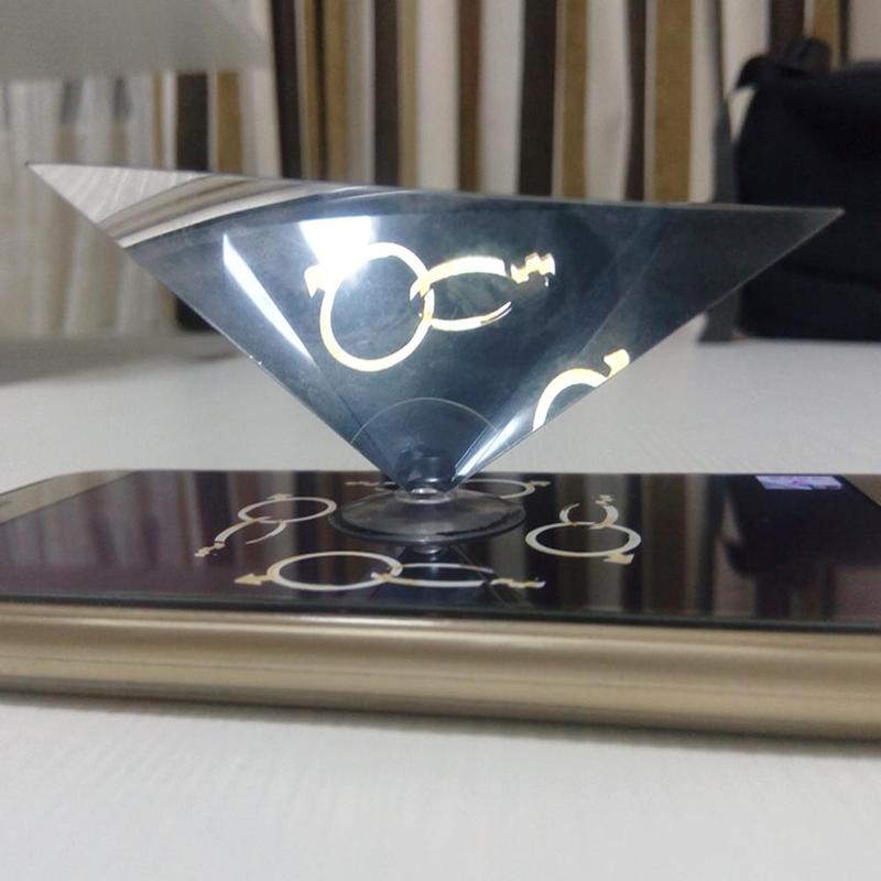Holografisk projektor 3d hologram pyramide display projektor telefon video til smart stander mobil universal  z3 x 5