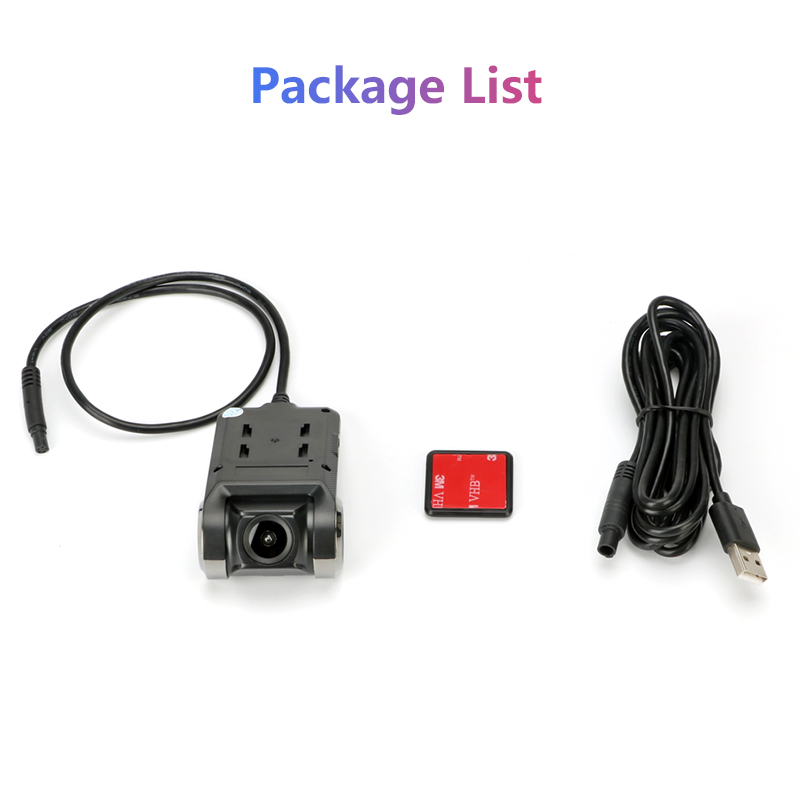 Cámara Develuck ADAS USB DVR para coche DVD reproductor Android cámara de salpicadero unidad principal de navegación Full HD alarma de voz de Audio automático g-shock