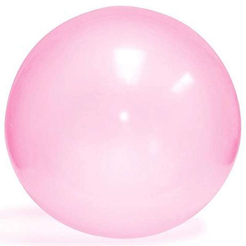 Auf Lager Durable Blase Ball Aufblasbare Spaß Ball Erstaunliche Reißfeste Super Wubble Blase Ball Aufblasbare Outdoor Bälle: pink 40cm