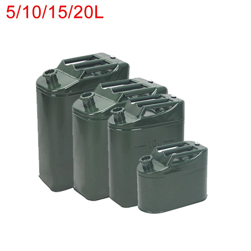 Car Truck Motorcycle Off-road Petrol Cans Spare Oil Storage Leak-proof Fuel Tank Gasoline Bucket Can Oil Drum 5/10/15/20L