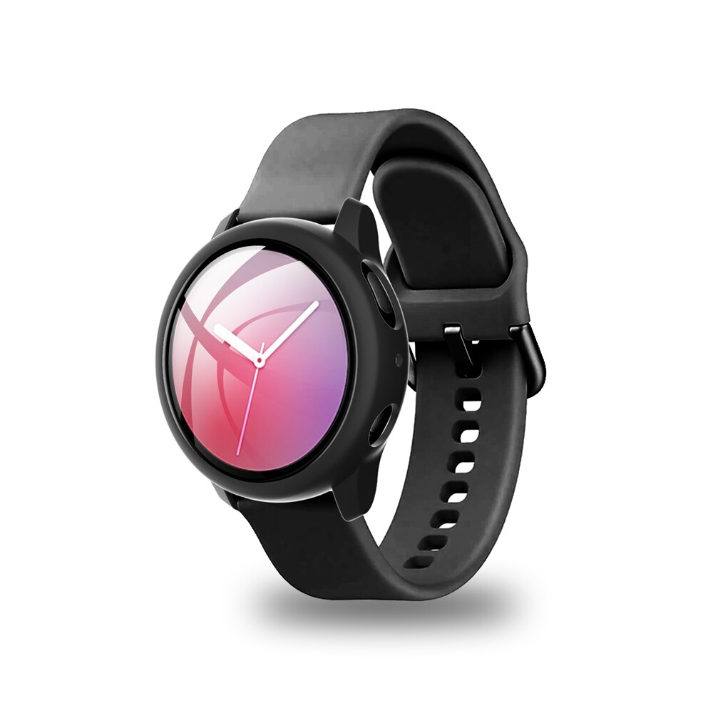 Samsung galaxy watch aktiivinen 2 40mm 44mm koko näytönsuoja matta kova pc kotelo suojakuori puskuri luksuskellon runko