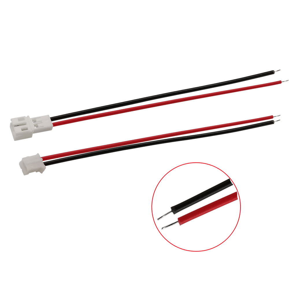 Jst Ph 2.0Mm 2-Pins Mannelijke Vrouwelijke Kabelconnector 2.0Mm Pitch 2-Pins Jst Ph2.0 Stekker Aansluitingen Draadkabel Connector 20Cm 26awg
