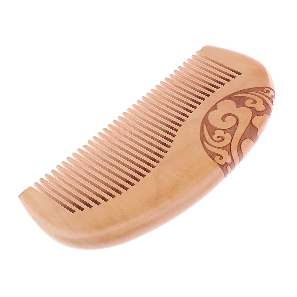 Cepillo de pelo grueso hecho a mano para hombres, peine de madera de 5 pulgadas, de bolsillo, hecho a mano