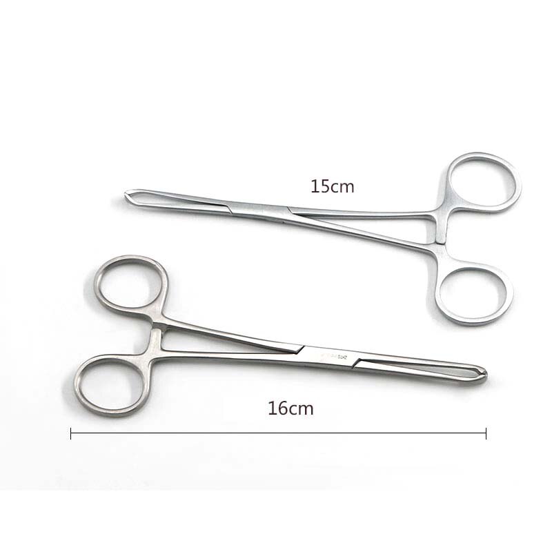 Pinzas para dientes de Alice Rat, instrumentos quirúrgicos ortopédicos para mascotas, pinzas para tejidos, pinzas cervicales, pinzas uterinas