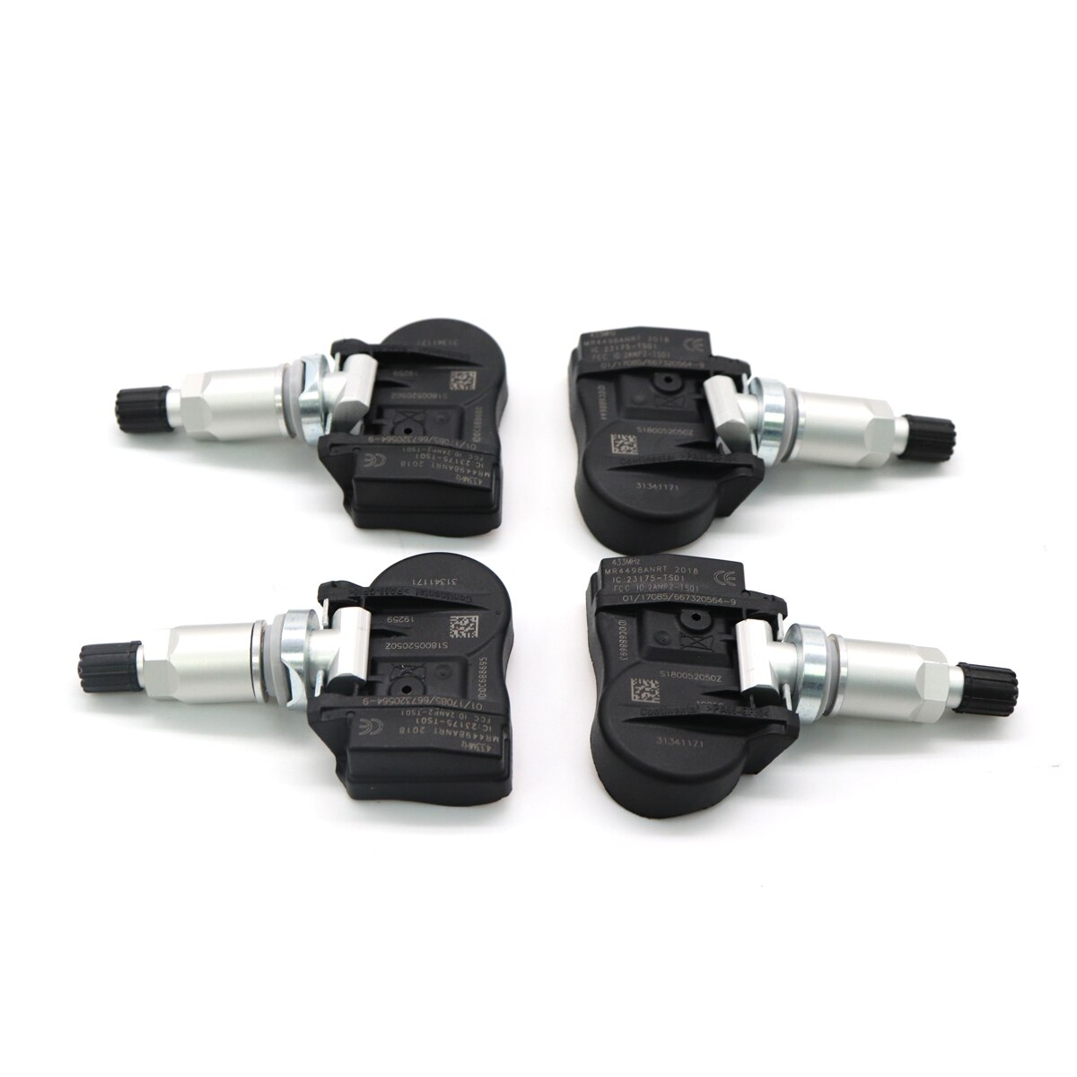 31341171 bil tpms dekktrykkovervåkingssensor for volvo  v60 xc60 s60 ii s70 s80 v40 v70 xc70 ii 433 mhz: 4 stk