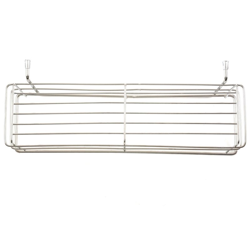 STAINLESS STEEL NON-RUST BATHROOM SHOWER SHELF STORAGE SUCTION BASKET CADDY
