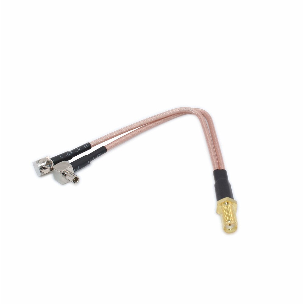 SMA femelle à CRC9/TS9/SMA/RP-SMA connecteur mâle adaptateur séparateur combineur RF Coaxial câble de queue de cochon RG316 pour les antennes de routeurs: D  SMA to TS9 male