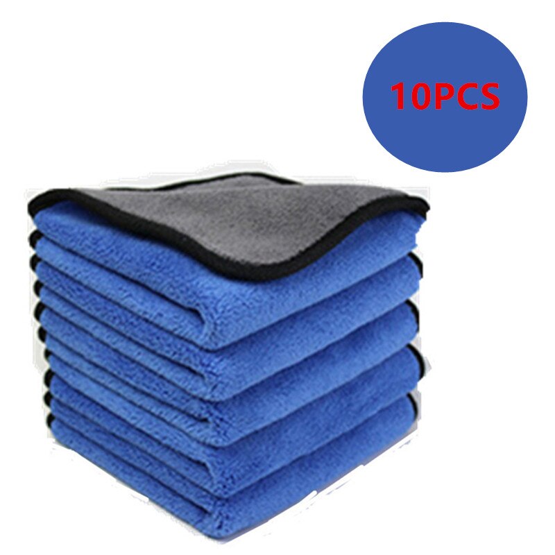 10Pcs 600GSM 30X60CM Auto Super Microfiber Handdoek Auto Wassen Doek Auto Cleaning Paint Care Handdoek Doeken Auto Wassen Gereedschap