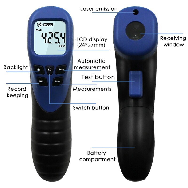 Non- Digital Calibrator 2.5-99999 Motorcycle Digital Tachometer -900 Motor 2-stroke Tachometer