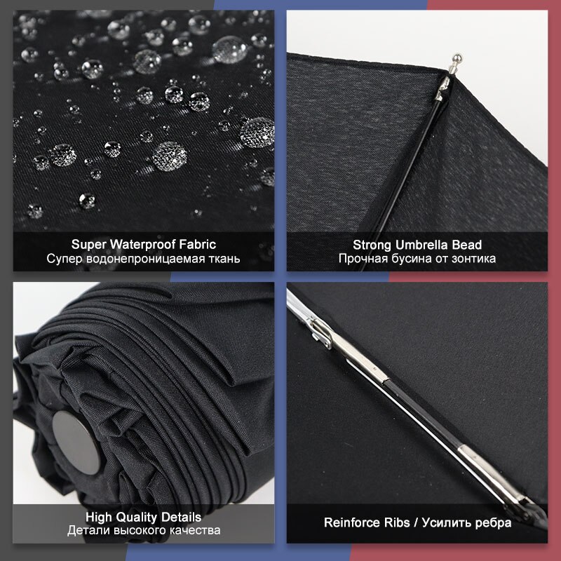 Mini parapluie pliable automatique résistant au vent pour femmes et hommes, UV, Portable, de plein air, de voyage, 5