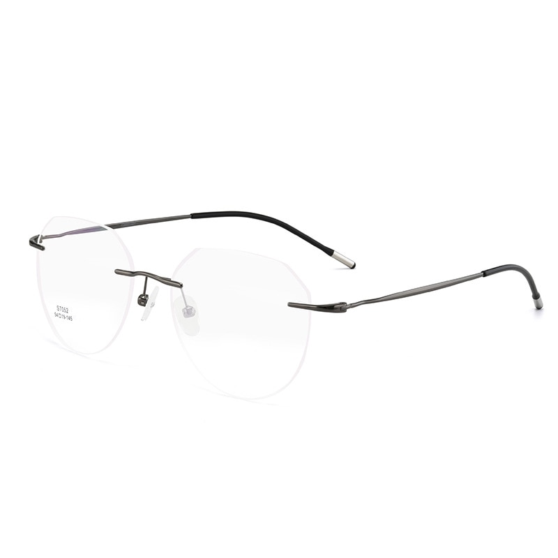 Monture de lunettes en alliage de titane ultralégère pour hommes et femmes, monture carrée, Prescription de myopie, verre optique pour les yeux