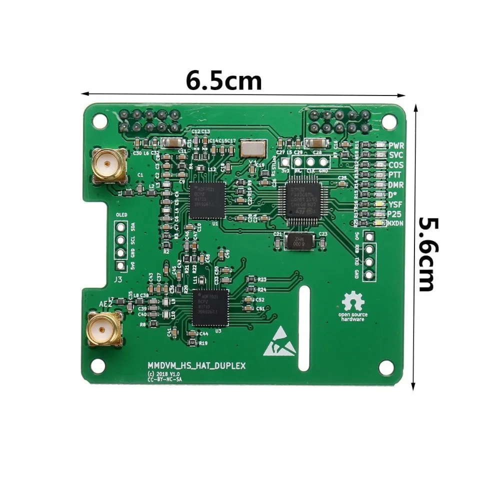 Novo ponto de acesso soudado mmdvm duplex suporte p25 dmr ysf nxdn dmr slot 1 + slot 2 para raspberry pi + oled
